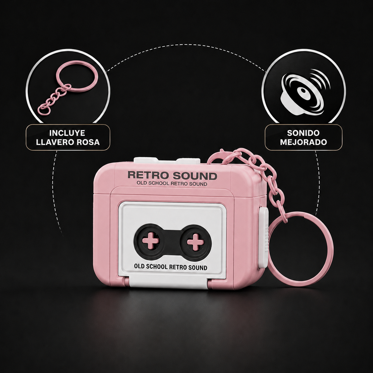 Reproductor Cassette Retro